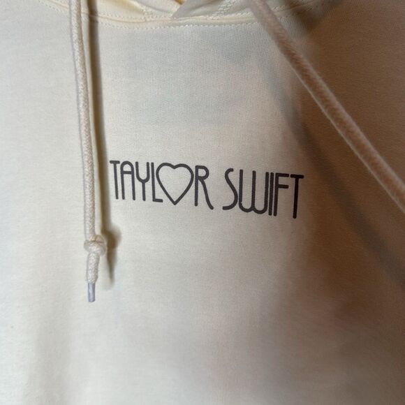 Taylor Swift Cream Eras Tour Fearless Hoodie Sweatshirt. Size Medium. - Picture 3 of 7